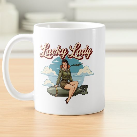 Mug Dessin de nez de bombardier de la Seconde Guerre m