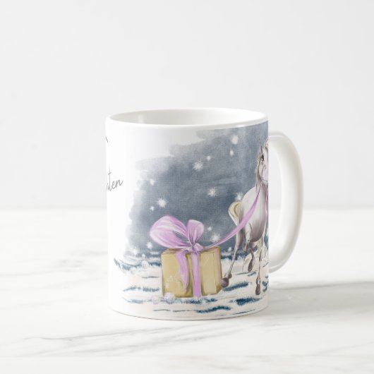 Mug Dessin de Noël (Devant droit)