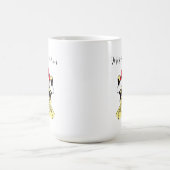 Mug Dessin de Noël de Bulldog (Centre)