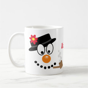 Mug Dessin de Noël sympa Snowman