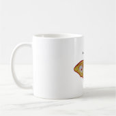 Mug Dessin de papillon jaune orange (Gauche)
