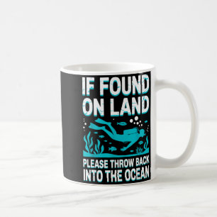 Mug Dessin de plongée en scaphandre drôle pour hommes
