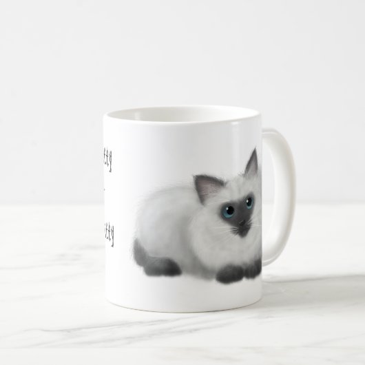 Mug Dessin de Ragdoll (Devant droit)