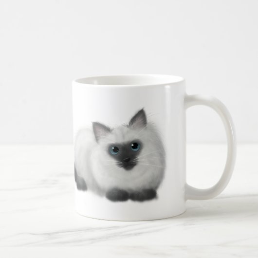 Mug Dessin de Ragdoll (Droite)