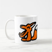 Mug Dessin de renard amusant (Gauche)
