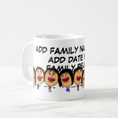 Mug Dessin de Réunion familiale (Devant gauche)