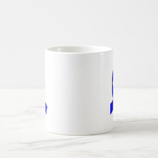 Mug Dessin de ruban bleu (Centre)