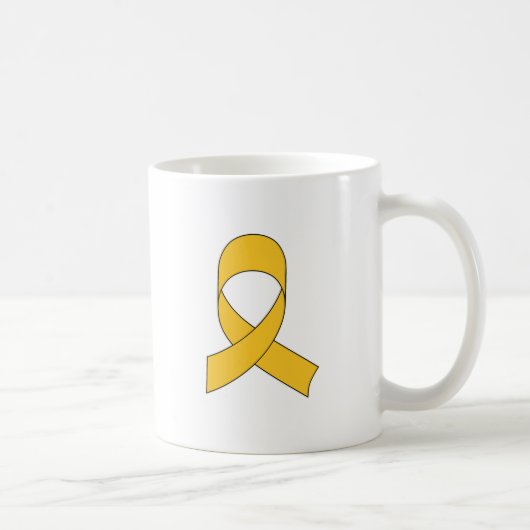 Mug Dessin de ruban doré (Droite)
