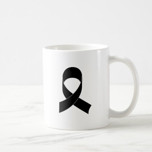 Mug Dessin de ruban noir (Droite)