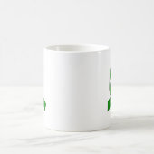 Mug Dessin de ruban vert (Centre)
