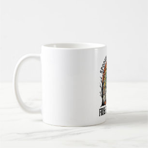 Mug Dessin de silhouette de cimetière de sorcière vint