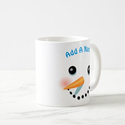 Mug Dessin de Snowman cool (Devant droit)
