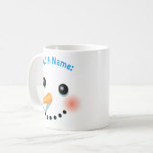 Mug Dessin de Snowman cool (Devant gauche)