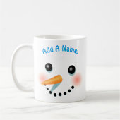 Mug Dessin de Snowman cool (Gauche)