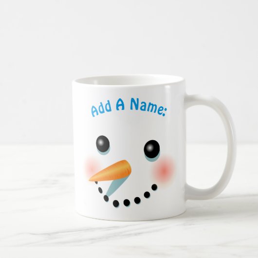 Mug Dessin de Snowman cool (Droite)