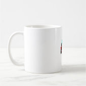 Mug Dessin de tête de chien drôle mignon (Gauche)