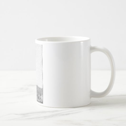 Mug Dessin de Tour Eiffel de Paris, le Texas (Droite)