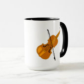 Mug Dessin de violon (Devant droit)
