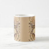 Mug Dessin de violon de grunge Abstrait cool (Centre)