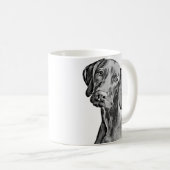 Mug Dessin de Vizsla (Devant droit)