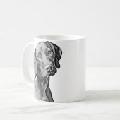 Mug Dessin de Vizsla (Devant gauche)