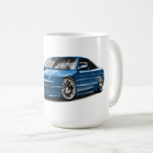 Mug dessin de voiture bleue 240sx (Devant droit)