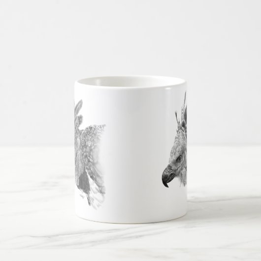 Mug Dessin d'Eagle de harpie (Centre)