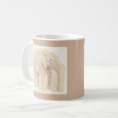 Mug Dessin d'éléphant d'art (Devant gauche)