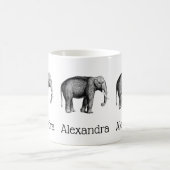Mug Dessin d'éléphant vintage (Centre)