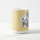 Mug Dessin d'encre à trois aspects (Centre)