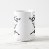 Mug Dessin d'encre bleu (Centre)