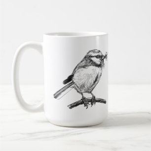 Mug Dessin d'encre bleu
