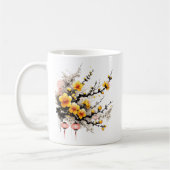 Mug Dessin d'encre de Hoa Mai Bonne année (Gauche)