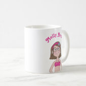 Mug Dessin Dessin Dessin De Dessin De Fille Mignonne W (Devant droit)