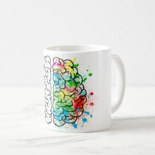 Mug Dessin d'idée de la psychologie cérébrale