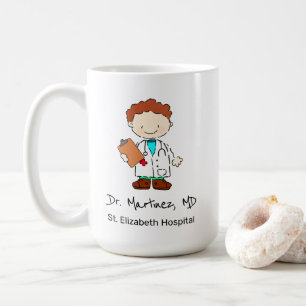 Mug Dessin d'illustrations d'une infirmière personnal