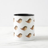 Mug Dessin d'Oiseau de Bruant (Centre)