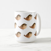 Mug Dessin d'Oiseau de Bruant (Devant droit)