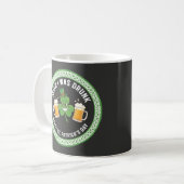 Mug Dessin drôle de la Saint-Patrick J'étais ivre (Devant gauche)