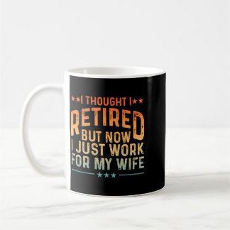Mug Dessin drôle pour hommes retraités garçons retrait