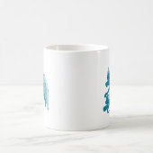 Mug Dessin du Dragon Bleu (Centre)