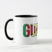 Mug Dessin du drapeau guyanien | Fierté caribéenne (Gauche)