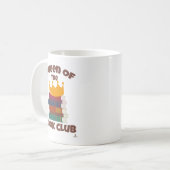 Mug Dessin du lecteur Cool Queen Of Book Club (Devant gauche)