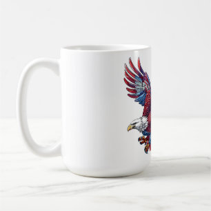Mug Dessin d'un aigle, concept 4 juillet