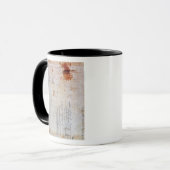 Mug Dessin d'une urne et d'une figure avec des notes (Devant gauche)