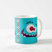 Mug Dessin éditable Visage Expression (Devant droit)