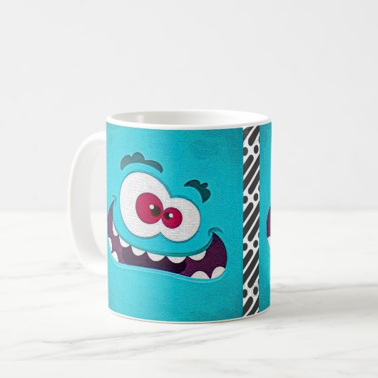 Mug Dessin éditable Visage Expression (Devant gauche)