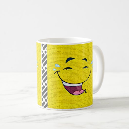 Mug Dessin éditable Visage Expression (Devant droit)