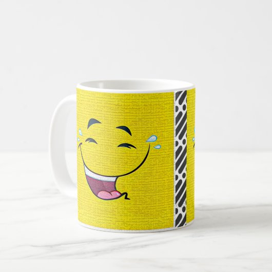 Mug Dessin éditable Visage Expression (Devant gauche)