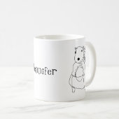 Mug - Dessin et nom de l'écureuil (Devant droit)